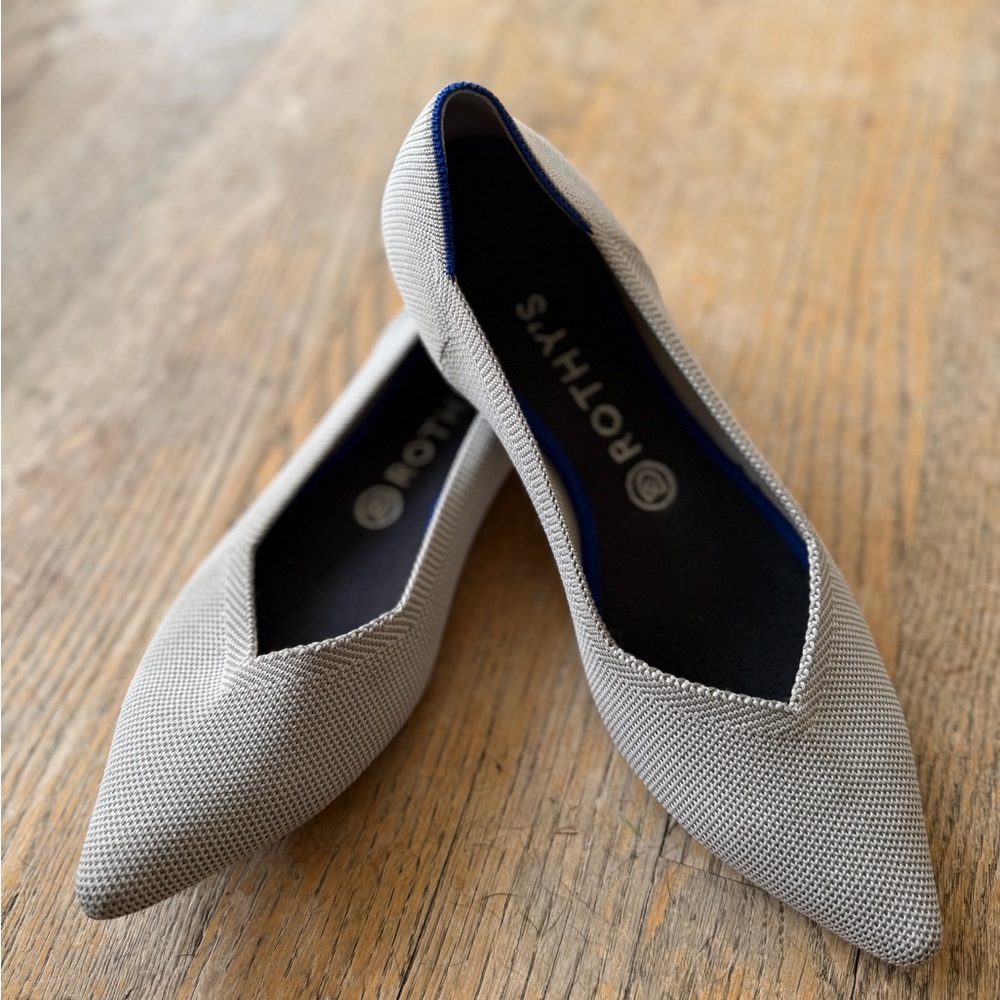 Rothy's Elegant Gray Flats